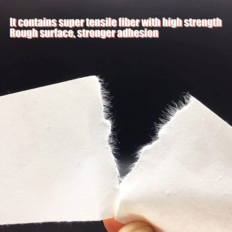 Hubaow Drywall Paper Tape, 2â€ x 250 ft Ultra-Thin Fiber Paper Drywall Joint Tape for Seam Patch for Wall Sheetrock Ceiling Crack, White - Image 2